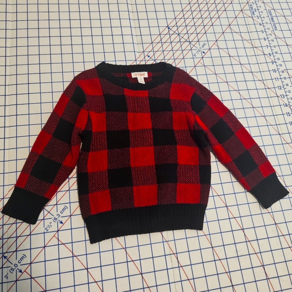 Cat & Jack | 2T + 4T | Red & Black Buffalo Plaid